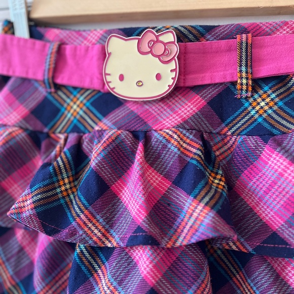 Hello Kitty Kids Skort Hello Kitty Buckle Belt Size Small - Picture 10 of 10